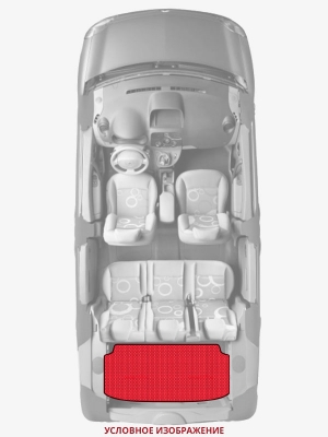 ЭВА коврики «Queen Lux» багажник для Mazda CX-9